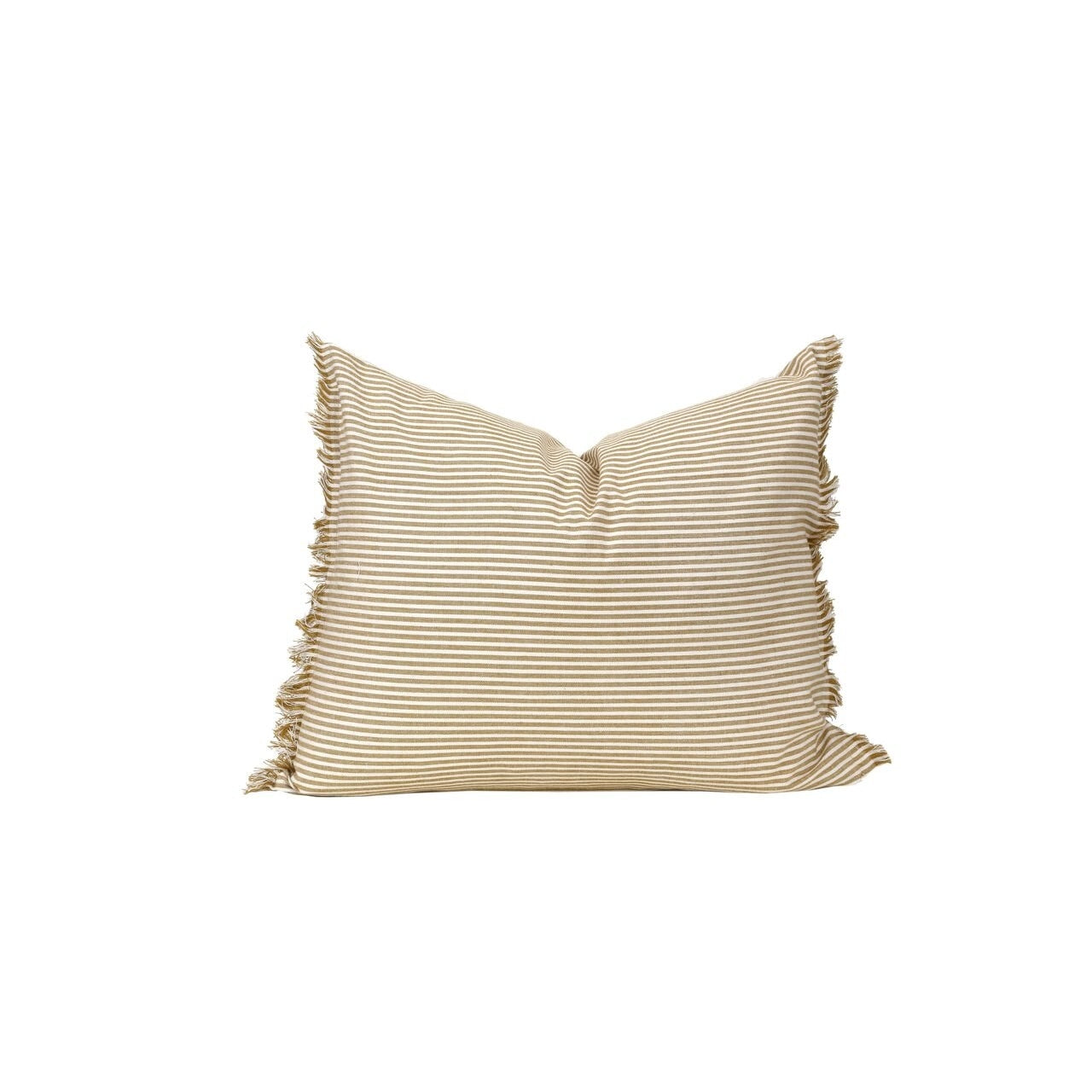 Abby Stripe Mustard Pillow by Raine & Humble
