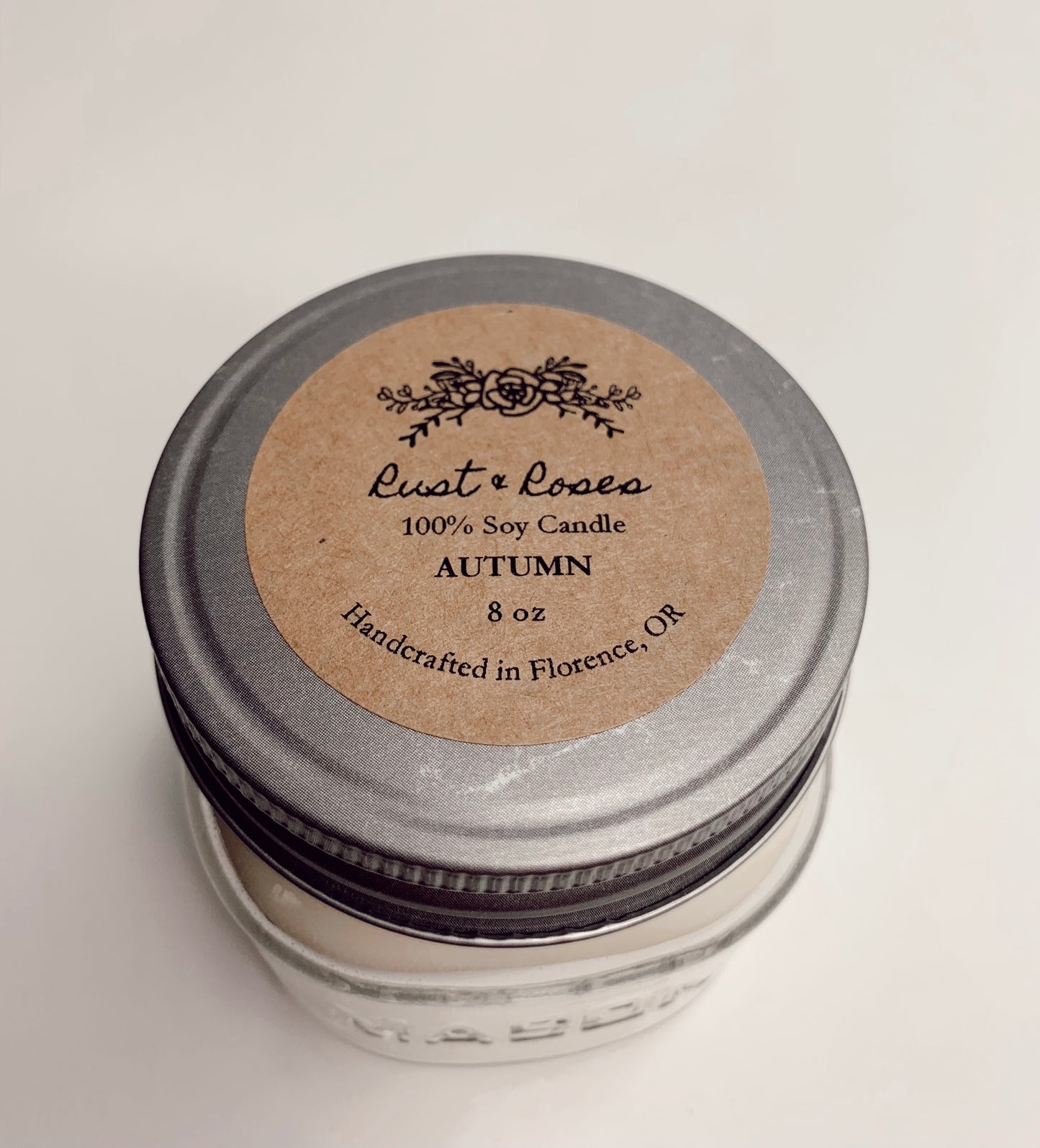 Rust & Roses Soy Candle