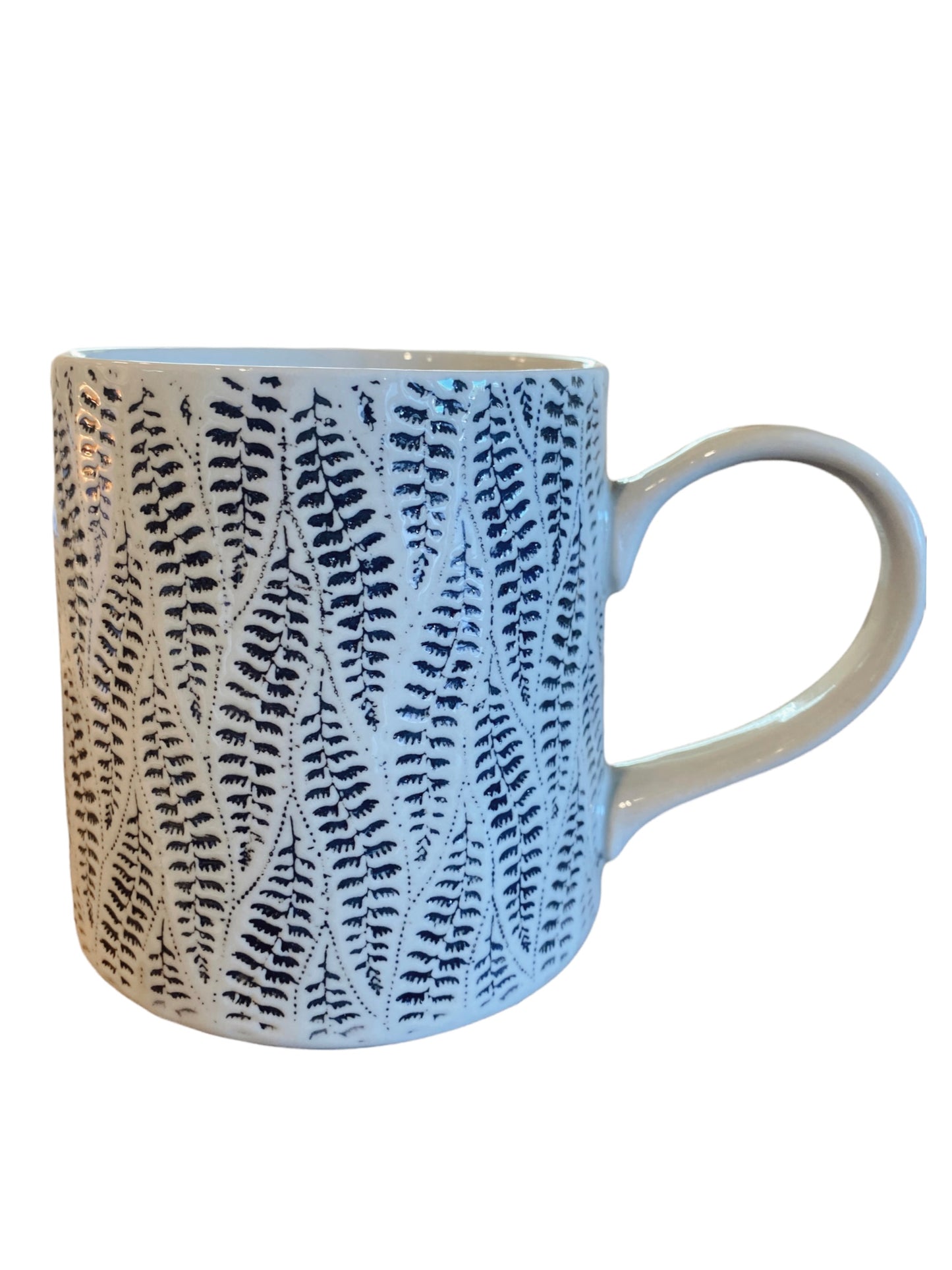 Hand Stamped Mug with Pattern