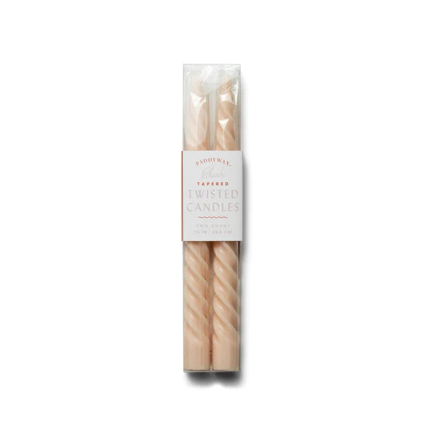 Twisted Taper Candles - 10 oz. pack of 2