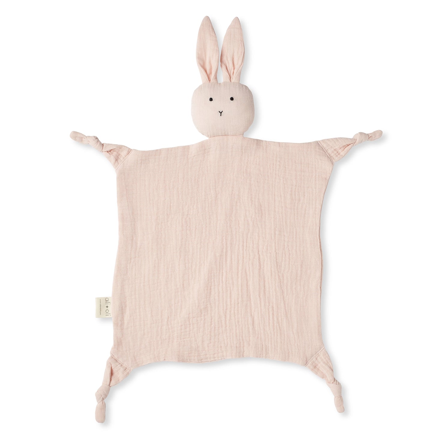 Ali+Oli Cuddle Security Blanket Soft Muslin Cotton - Bunny